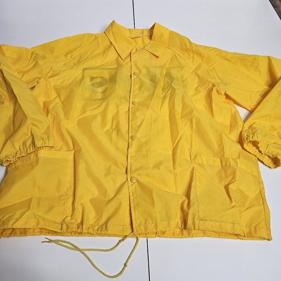 Vintage 90s COPS TV Show Windbreaker Jacket Mens XL Yellow 1996. - Picture 8 of 16